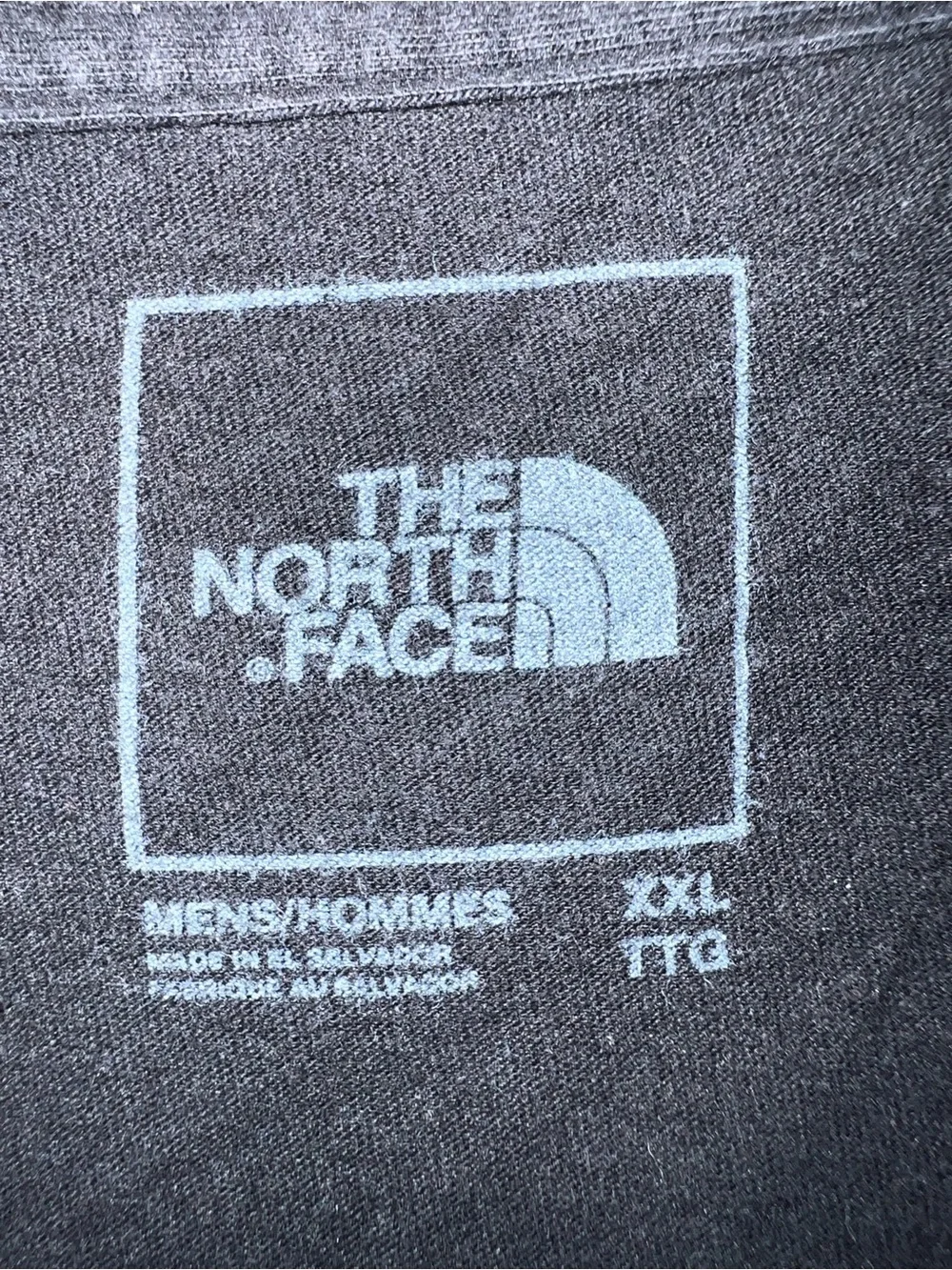 The North Face Black Short Sleeve Tee with White Logo
